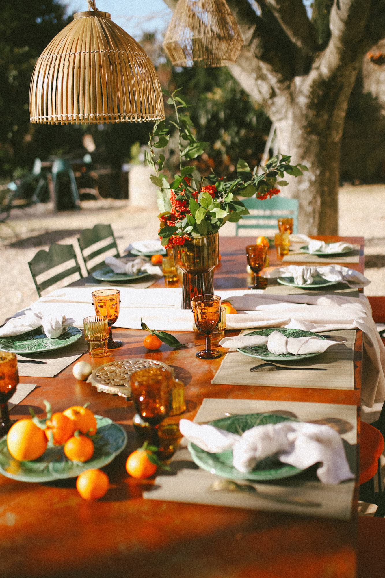 déco de table de noel